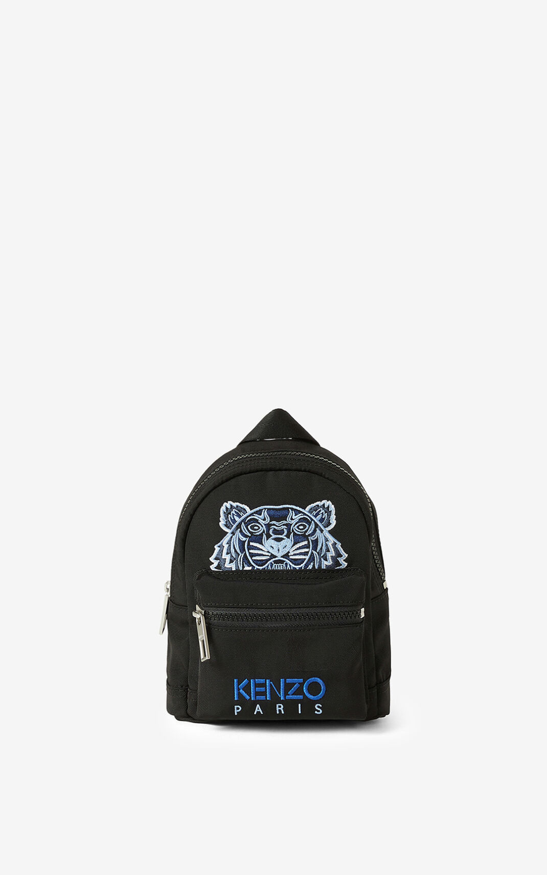 Sac À Dos Kenzo Mini Toile Kampus Tiger Homme Noir | LKOE-85219